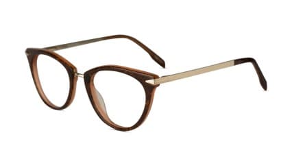 Reese Brown glasses - Brown - Angle View