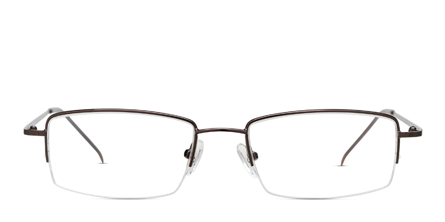Acton Brown glasses - Brown - Frontal View