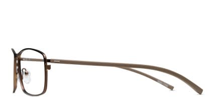 Akuma Brown glasses - Brown - Side View