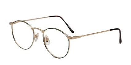 Krista Green w/Gold glasses - Gold / Green - Angle View