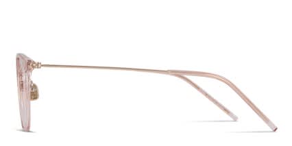 Ottoto Venus Clear Pink glasses - Clear / Pink - Side View