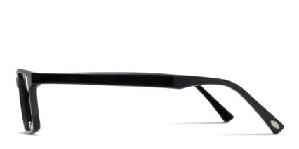 Ottoto Meneghin Shiny Black glasses - Shiny Black - Side View