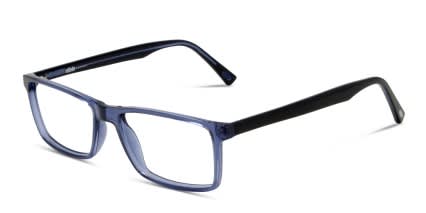 Ottoto Meneghin Clear Blue glasses - Blue / Clear - Angle View