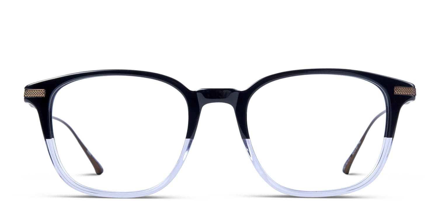Ottoto Orsolini Black w/Clear glasses - Black / Clear - Frontal View
