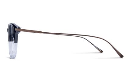 Ottoto Orsolini Black w/Clear glasses - Black / Clear - Side View