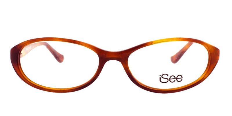 iSee 712 Brown NA glasses - Brown - Frontal View