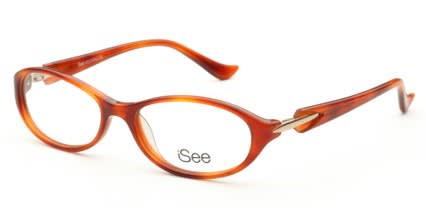 iSee 712 Brown NA glasses - Brown - Angle View