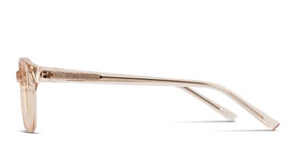 Amelia E. Chelsey Clear Gold glasses - Clear / Gold - Side View
