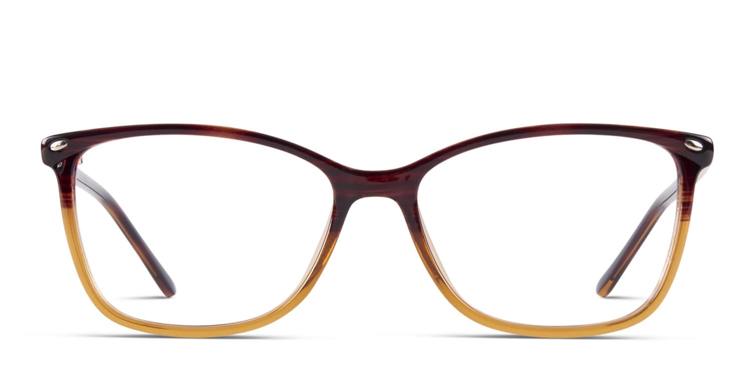 Amelia E. Nettle Brown glasses - Brown - Frontal View