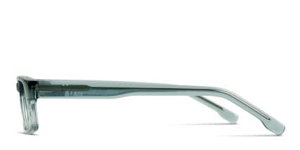 Revel Nero Green, Clear glasses - Green / Clear - Side View
