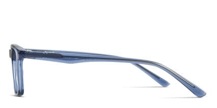 Revel Hendry Blue, Clear glasses - Blue / Clear - Side View