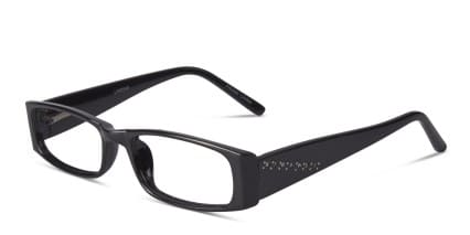 Gardiner Black glasses - Black - Angle View