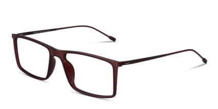 Bowie Brown glasses - Brown - Angle View