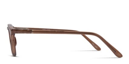 Nessie Clear Brown glasses - Brown / Clear - Side View