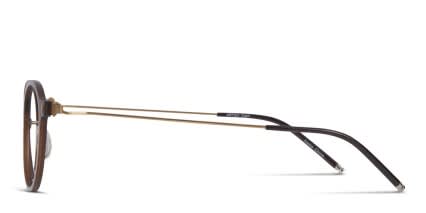 Cambridge Brown glasses - Brown - Side View