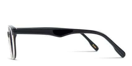 Krystle Black glasses - Shiny Black - Side View