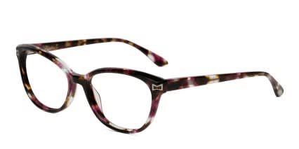 Amelia E. Karenina Brown w/Purple glasses - Brown / Purple - Angle View