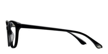 Amelia E. Shelley Shiny Black glasses - Shiny Black - Side View