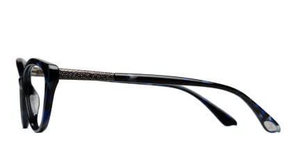 Amelia E. Paris Blue glasses - Blue - Side View
