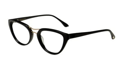 Amelia E. Dalloway Black glasses - Black - Angle View