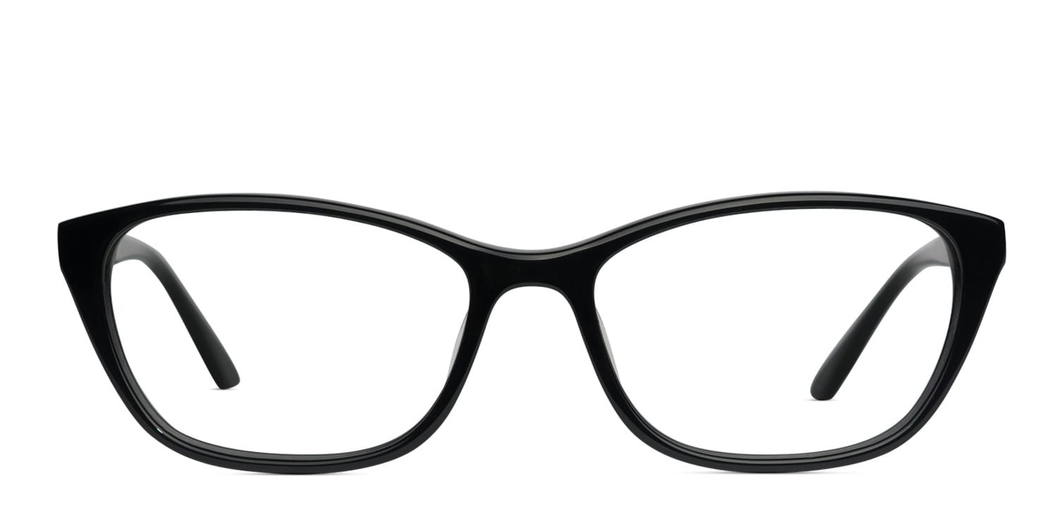 Amelia E. Celine Black glasses - Black - Frontal View