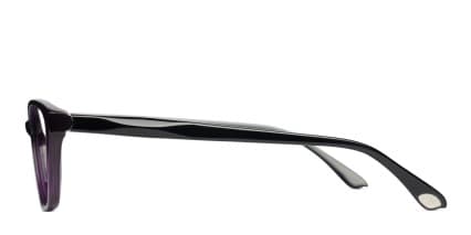 Amelia E. Celine Purple w/Black glasses - Black / Purple - Side View