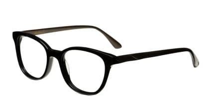 Amelia E. Angell Black w/Brown glasses - Black / Brown - Angle View