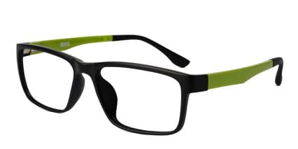 Revel Carlo Black w/Green glasses - Black / Green - Angle View