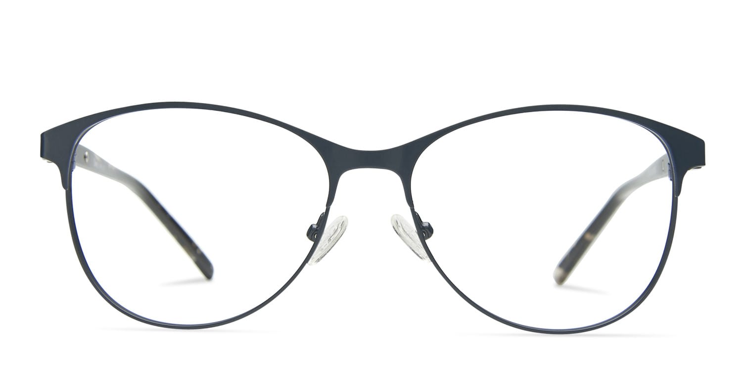 Remi Dark Navy Blue glasses - Blue - Frontal View