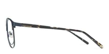 Remi Dark Navy Blue glasses - Blue - Side View
