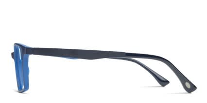 Ottoto Pisa Black w/Blue glasses - Black / Blue - Side View