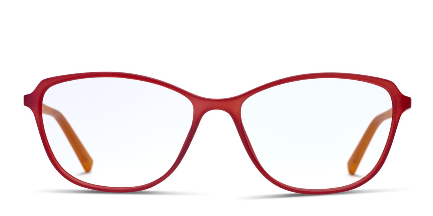Ottoto Ferrara Red w/Orange glasses - Orange / Red - Frontal View