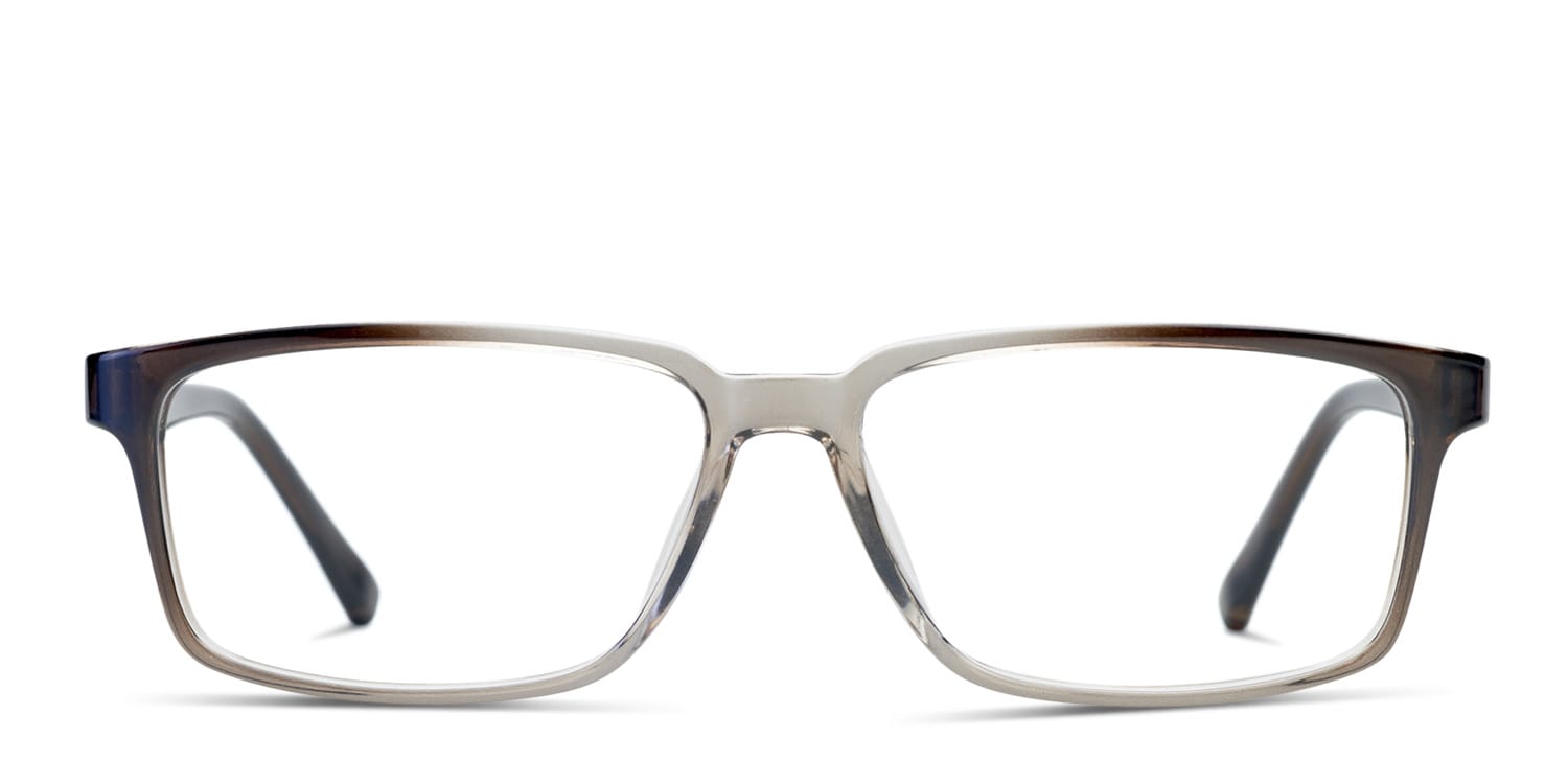 Amelia E. Audley Clear Gray glasses - Gray - Frontal View