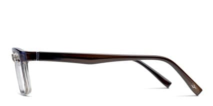 Amelia E. Audley Clear Gray glasses - Gray - Side View