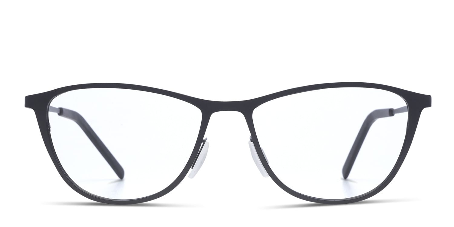 Ottoto Pompei Black glasses - Black - Frontal View