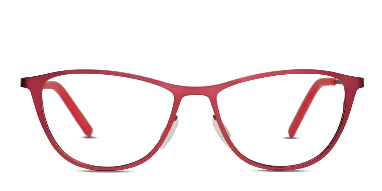 Ottoto Pompei Red glasses - Red - Frontal View