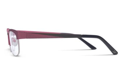 Amelia E. Adaline Brown w/Pink glasses - Brown / Pink - Side View