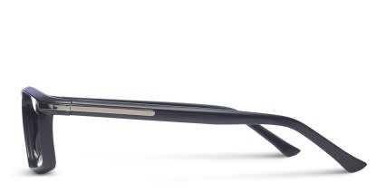 Revel Lansing Shiny Black glasses - Shiny Black - Side View