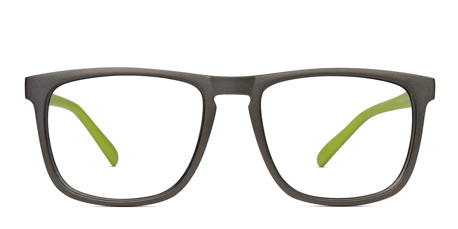 Ottoto Ivrea Gray w/Green glasses - Gray / Green - Frontal View