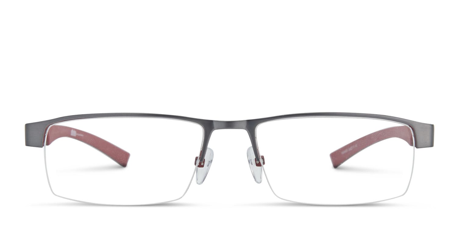 Ottoto Pierce Gunmetal w/Red glasses - Gunmetal / Red - Frontal View