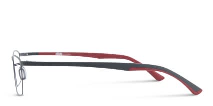 Ottoto Hayes Gunmetal w/Red glasses - Gunmetal / Red - Side View