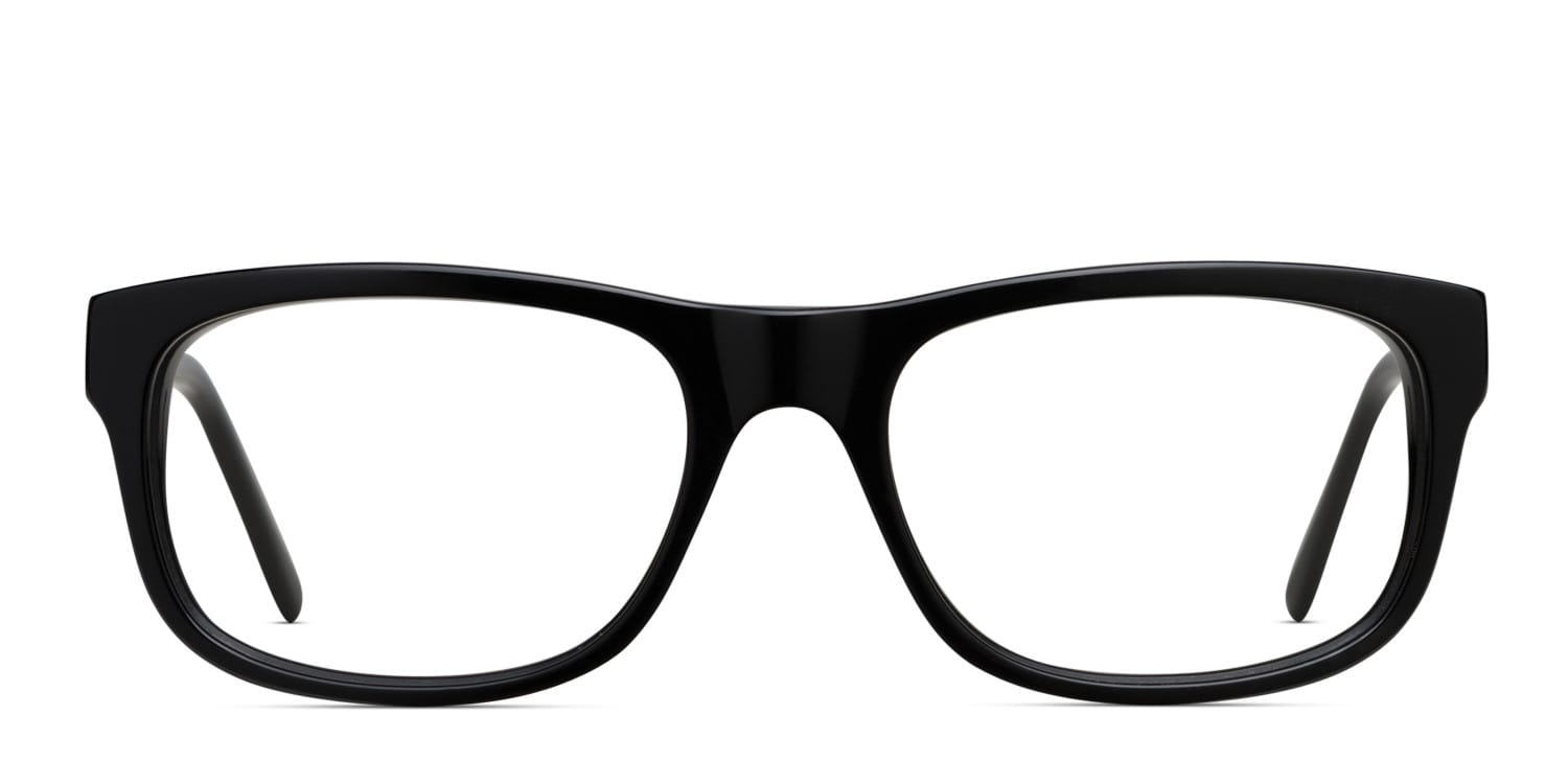 Ottoto Giovanni Black glasses - Shiny Black - Frontal View