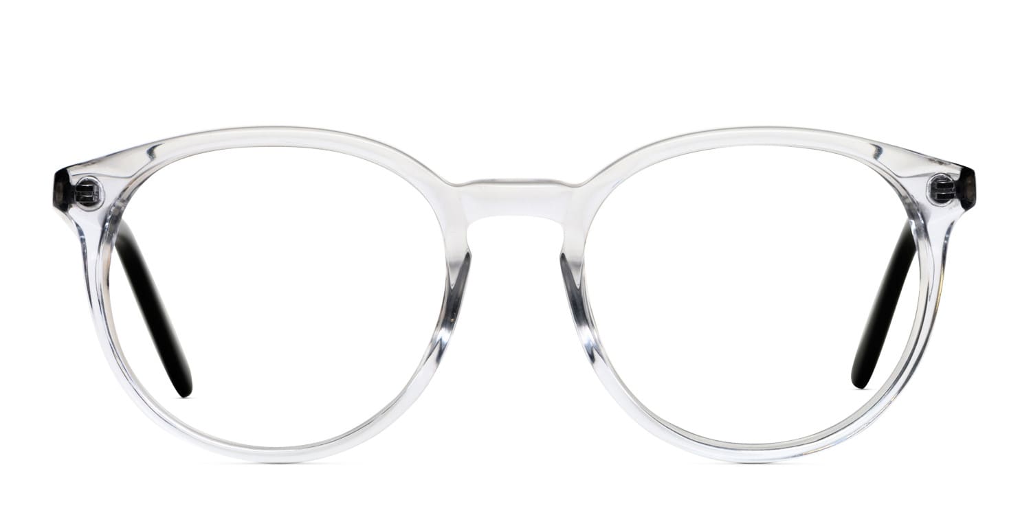 Ottoto Piero Clear/Black Eyeglasses | Includes FREE Rx Lenses