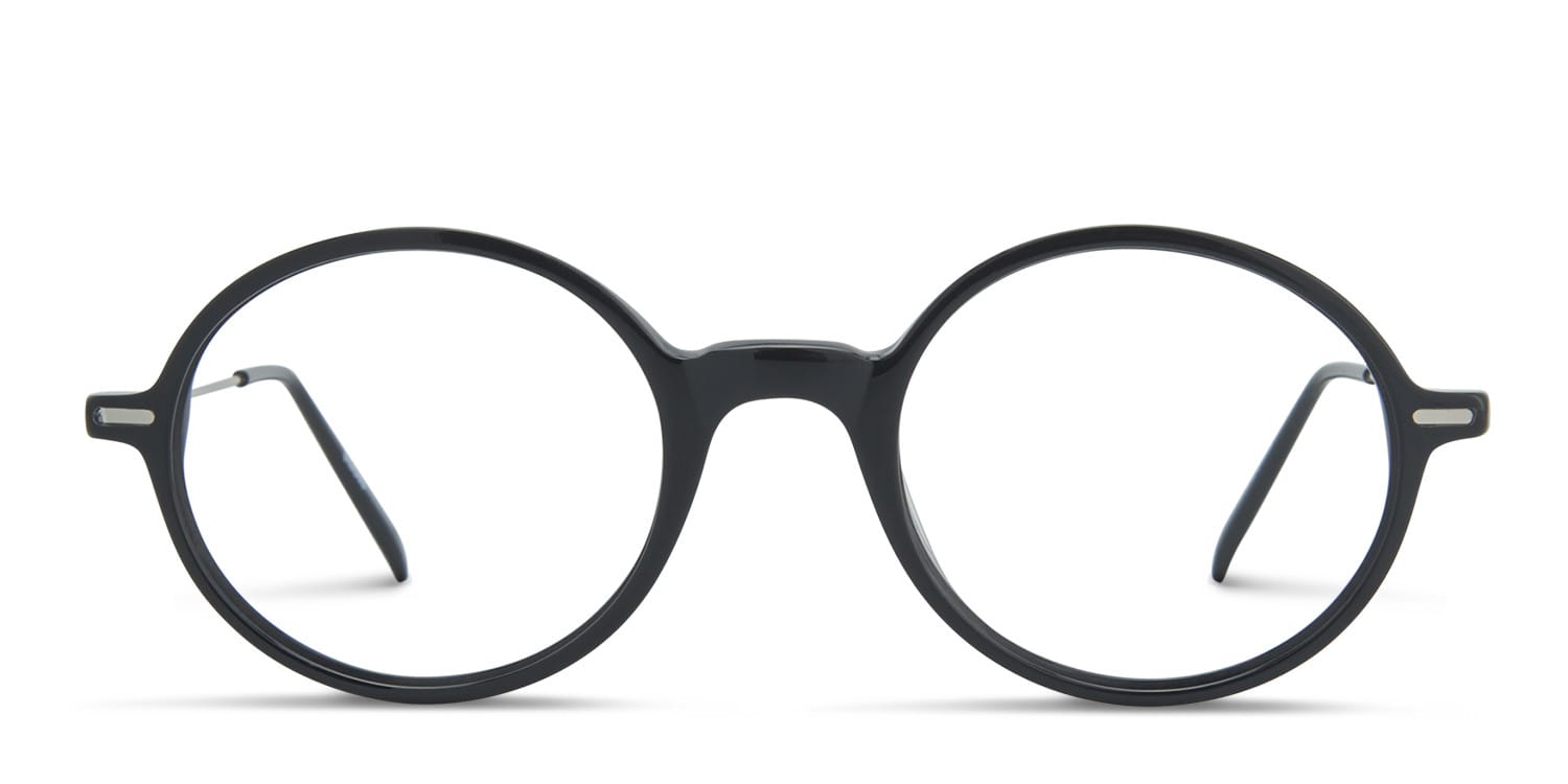 Ottoto Polk Black glasses - Shiny Black - Frontal View