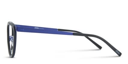 Ottoto Thelma Black, Blue glasses - Black / Blue - Side View
