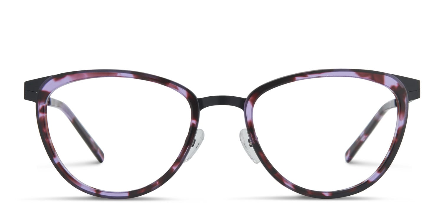 Ottoto Thelma Purple Tortoise glasses - Tortoise / Purple - Frontal View