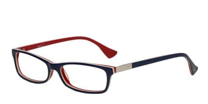 Amelia E. Neola Blue w/Red glasses - Blue / Red - Angle View