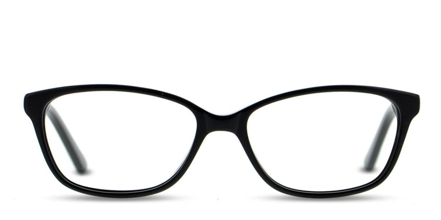 Corellia Black glasses - Black - Frontal View