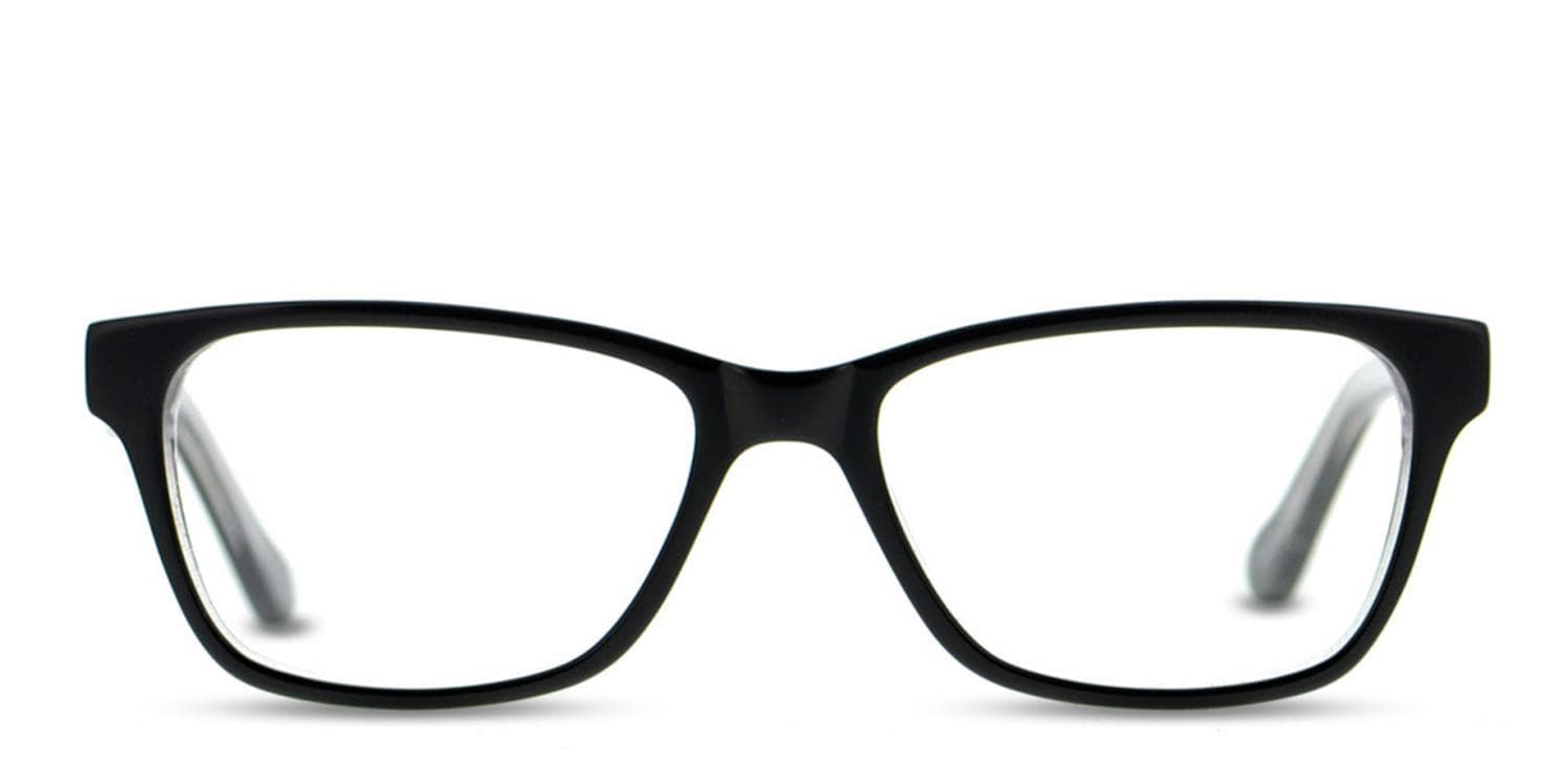 Feyre Black glasses - Black / Clear - Frontal View