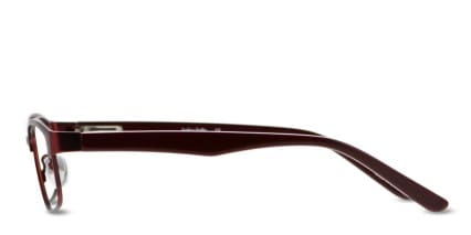 Lysandra Red glasses - Red - Side View
